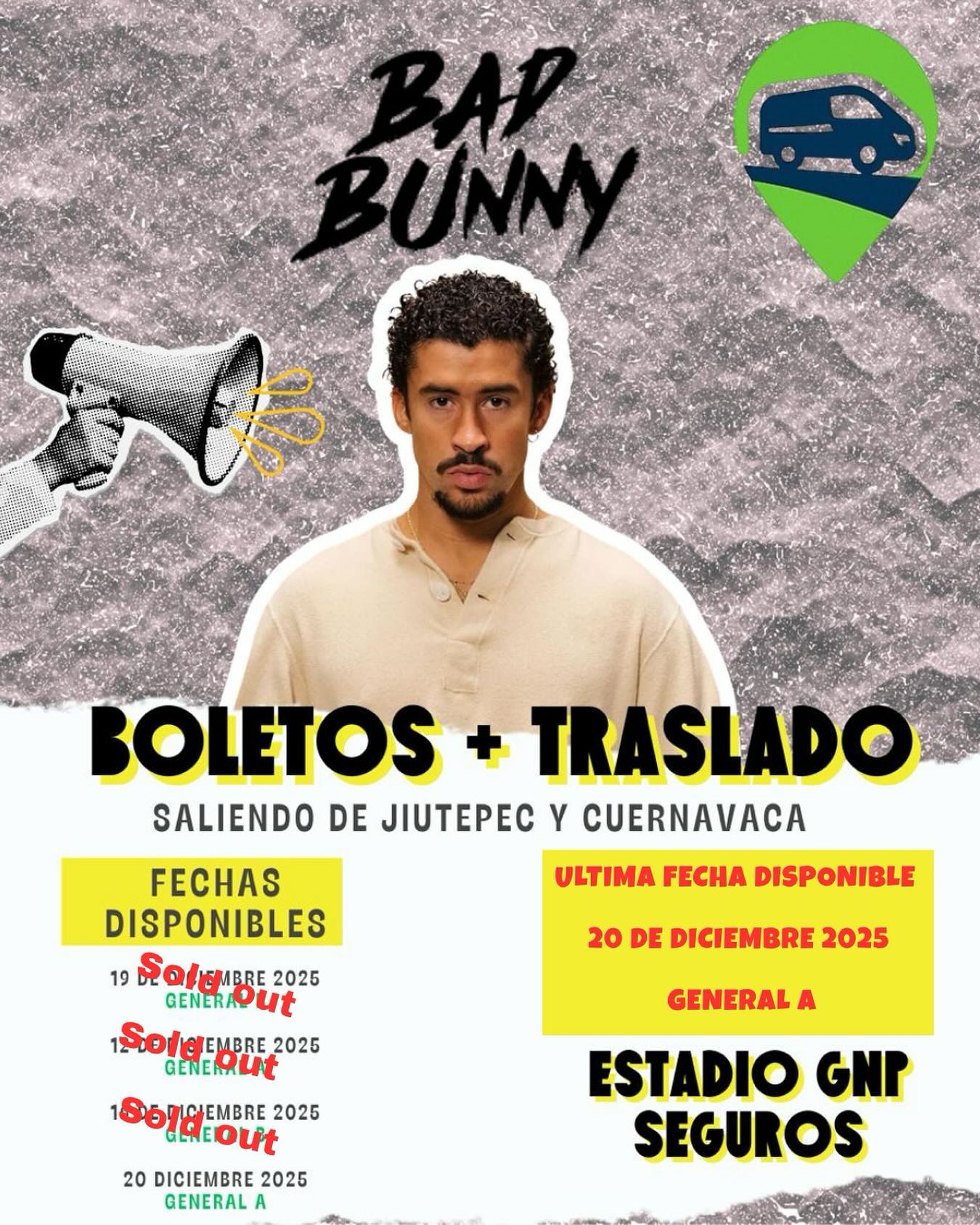 Boletos y traslado