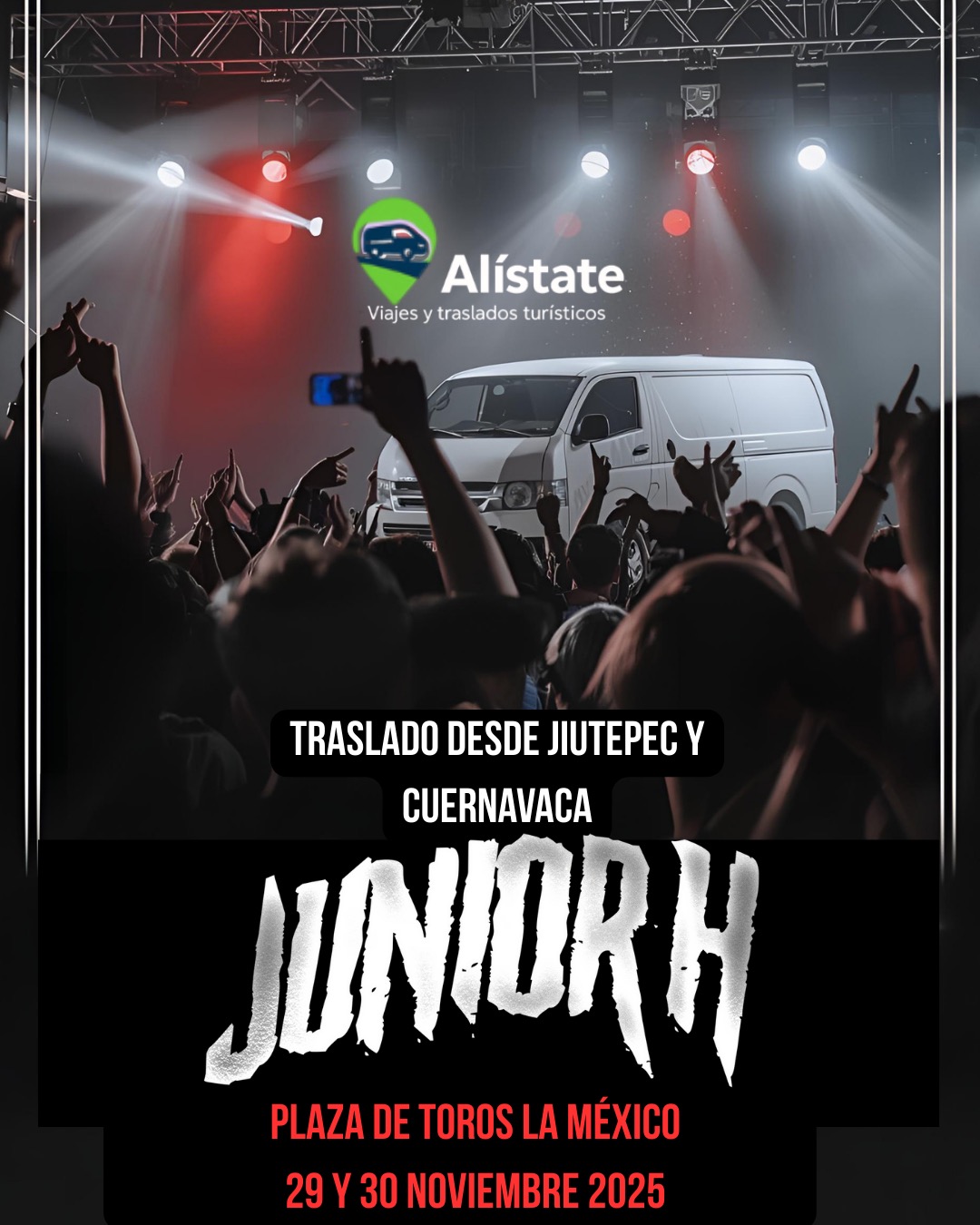Traslado evento Junior H